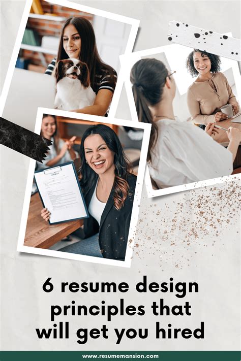 Toradh íomhá ar Resume Design Principles