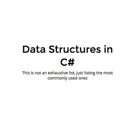 Image result for Data Structures C#