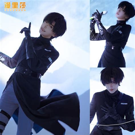 Alien Stage Ivan black sorrow Complete set of cosplay costumes | Shopee ...