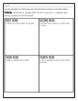 Image result for 4th Grade Rectangle Array Word Problems