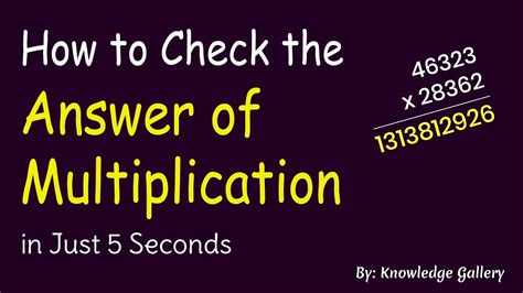 Image result for How to Check Your Multiplication Answer