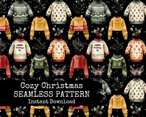 Image result for Christmas Sweater Repeat Pattern