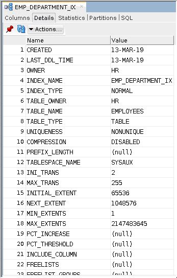 Views and Indexes in SQL に対する画像結果