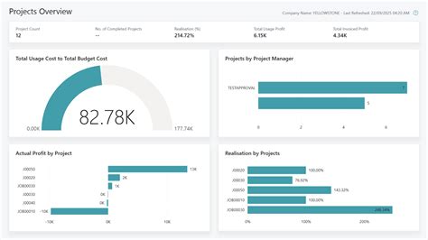 Toradh íomhá ar Power BI Overview and Key Matrix Page Template Example