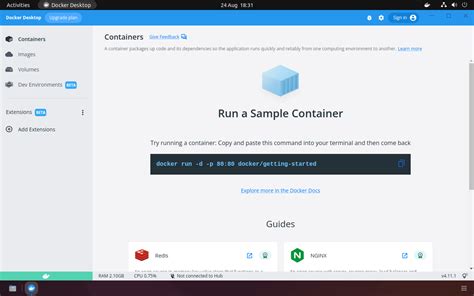 Image result for Docker Ubuntu Desktop GUI