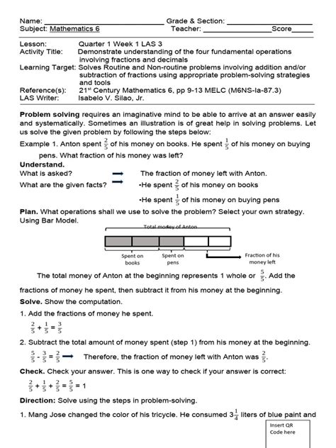 Image result for Math 6 Week 1 Test