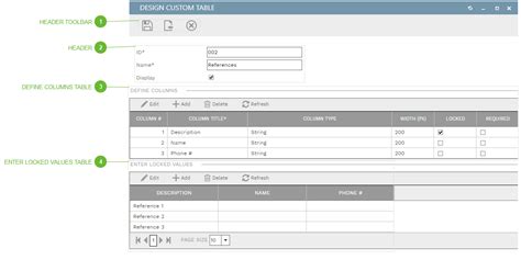 Image result for Table Selector within Dialog