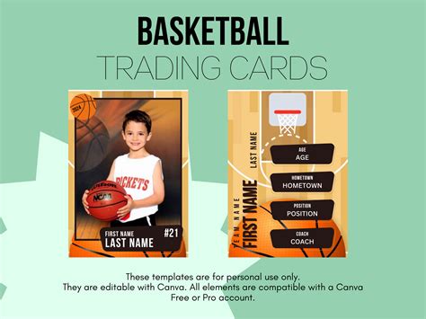 Image result for Basketball Trading Card Template