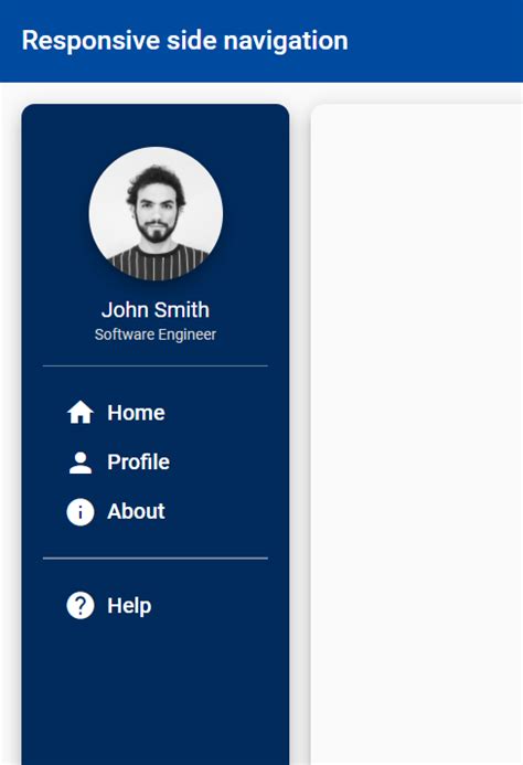 Image result for Side Window in Angular UI