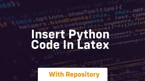 Insert Code in Python に対する画像結果