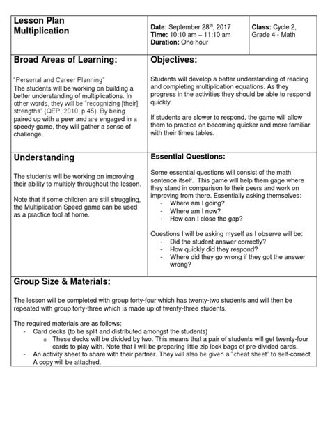 Image result for Multi-Digit Multiplication Lesson Plan Grade 6