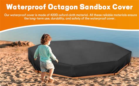 Amazon.com: Octagon Sandbox Cover, 84 "X 78" X 9 ",100% Waterproof ...