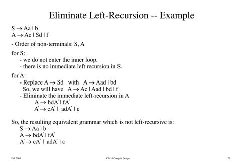 Image result for B Explain Left Factoring with an Example