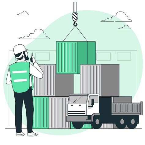 Image result for Container Handler Vector