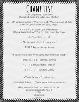 Afbeeldingsresultaten voor Cheering Chant