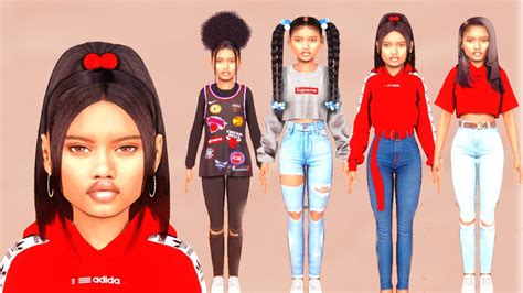 Image result for urban child cc outfits sims 4