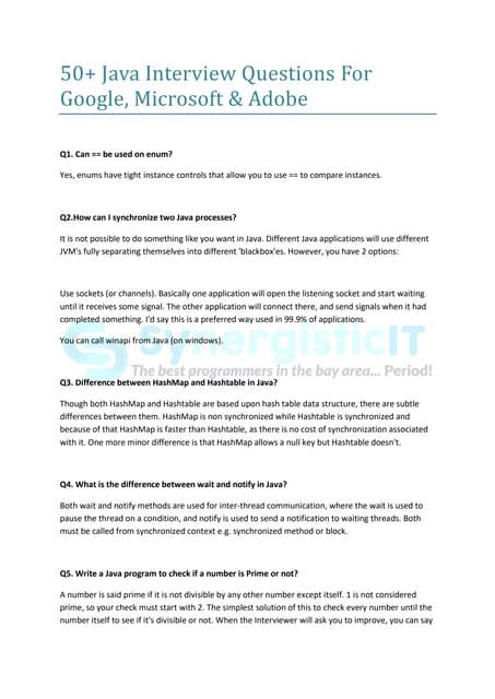 Java Interview Questions by Naveen に対する画像結果