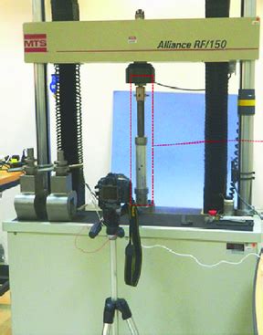 MTS Universal Testing Machine に対する画像結果