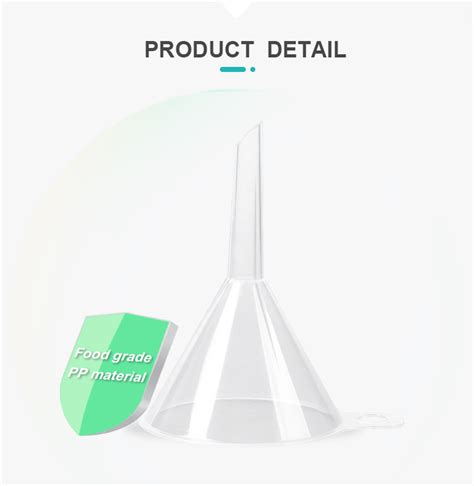 Toradh íomhá ar Clear Plastic Lab Funnel Image
