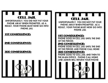 Image result for Cell Phone Jail Printables