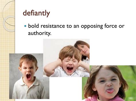 Defiantly Vocabulary માટે ઇમેજ પરિણામ