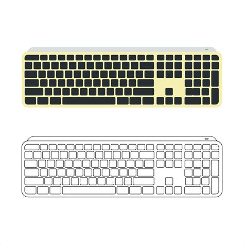 Image result for Dotted Line Cartoon Computer Keyboard