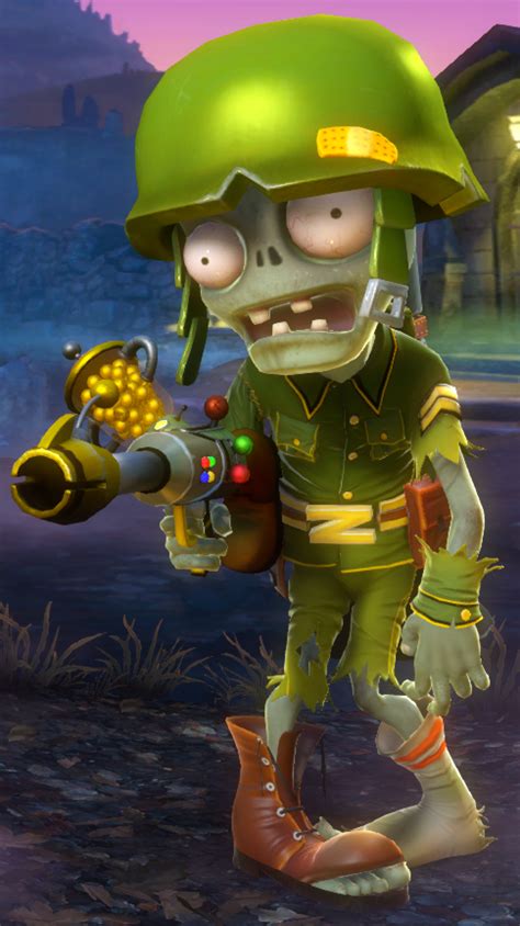Image result for Plants vs.Zombies Foot Soldier
