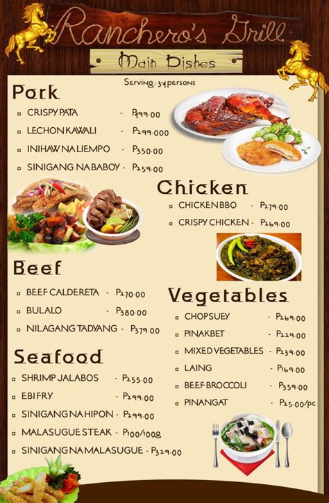 Afbeeldingsresultaten voor Pork Main Course Menu