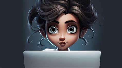 Image result for Anime Looking at Computer