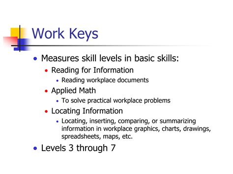 Toradh íomhá ar WorkKeys Documents