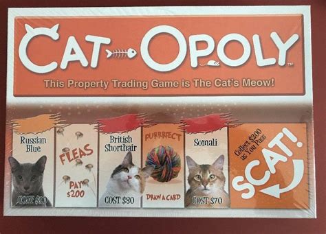 Image result for Cat-Opoly Board Game