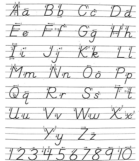 Image result for Standard Handwriting English Alphabet