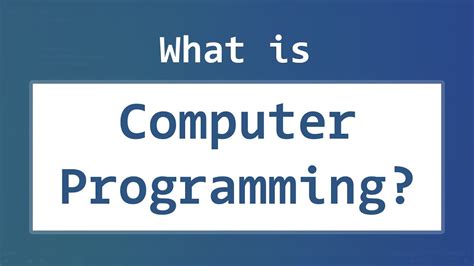 Image result for YouTube Information On Computer Programming