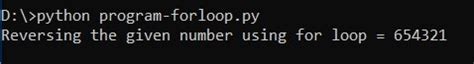 Image result for Reverse of a Number in Python Example