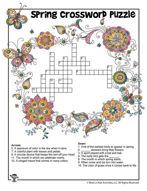 Afbeeldingsresultaten voor Spring Puzzles Printable