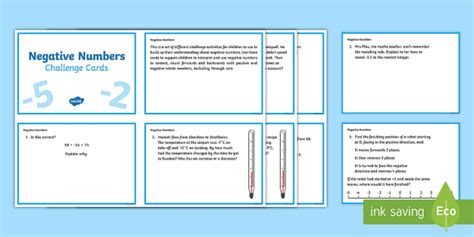Image result for Maths Negative Numbers Flash Cards