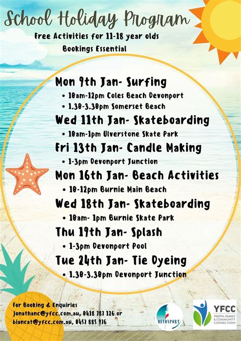 Toradh íomhá ar Program of Activities Sample