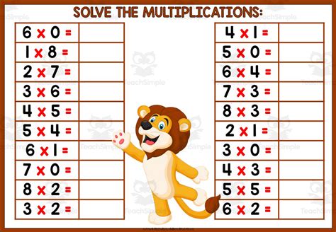 Image result for Exercices Multiplication