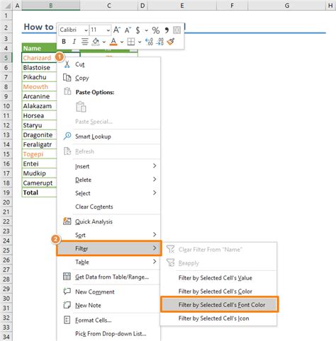 Afbeeldingsresultaten voor Countif Font Color