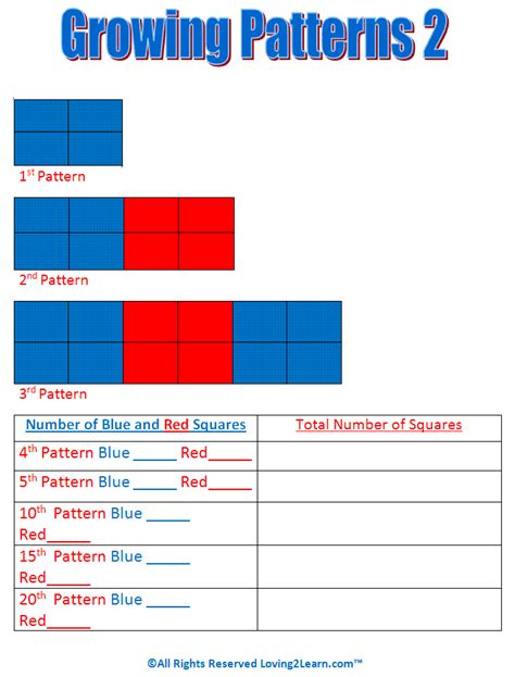 Image result for Growing Patterns Algebra