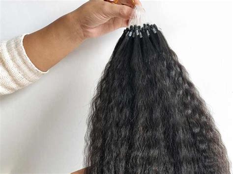 Image result for How to Put in Micro Hair Extensions