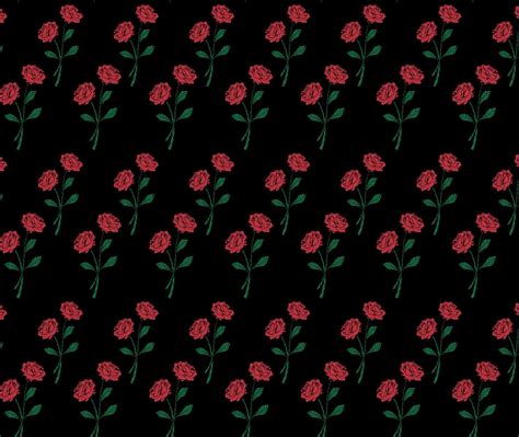 Toradh íomhá ar Night Rose Pattern