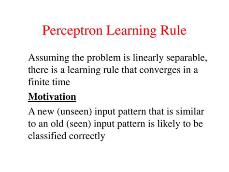 Image result for Explain Perceptron Learning Rule