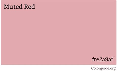 Muted Red Color に対する画像結果