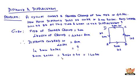 Image result for Distance Displacement Problem and Solution