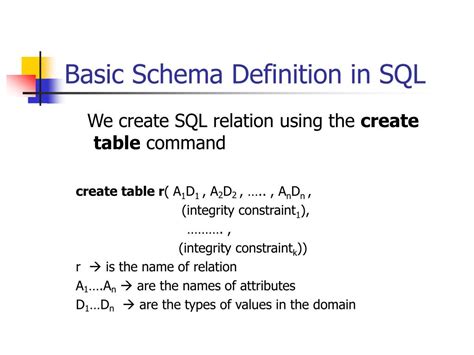 Image result for Table Description in SQL Command