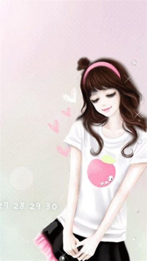 Girl Cartoon Wallpapers - Wallpaper Cave