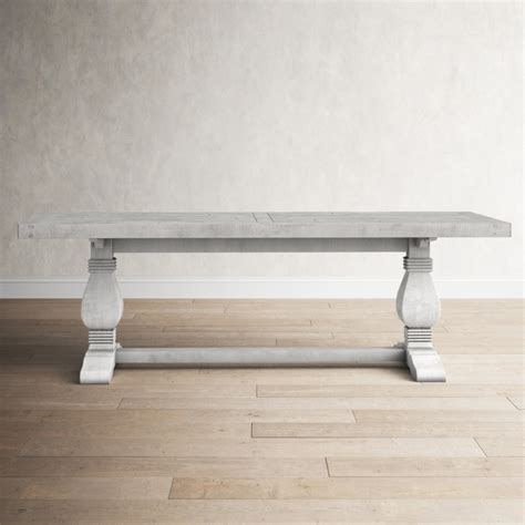 Rustic Wood Rectangular Pedestal Dining Table に対する画像結果