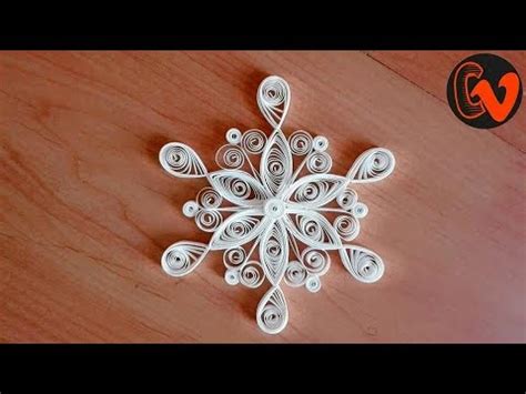 Quilling Snowflakes Tutorial - YouTube