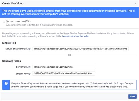 Image result for Facebook Live Stream with OBS